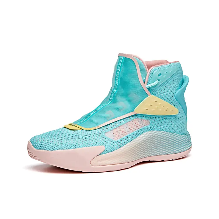 Latest Model Best Quality Famous Brand Custom Logo Mesh Breathable Durable Men's Basketball Sports Shoe